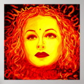 Dunkle Schönheit 20x20" Poster (Vorne)