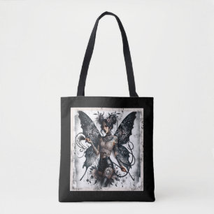 Dunkle Schönheit Gothic asiatische Feentattoos & P Tasche