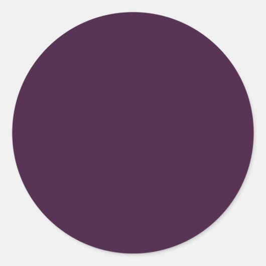 Dunkle schwarze Blindpflanze Runder Aufkleber (Vorderseite)