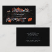 Dunkle schwermütige Vintage Visitenkarte (Vorne/Hinten)