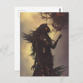 Dunkle Sci-Fi-Fantasie Postkarte (Vorne/Hinten)