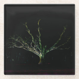 Dunkle Seite 1 Küste Glasuntersetzer