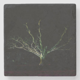 Dunkle Seite 1 Küste Steinuntersetzer