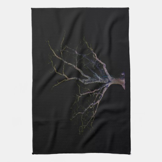 Dunkle Seite 2 ktcnm Geschirrtuch (Vertikal)