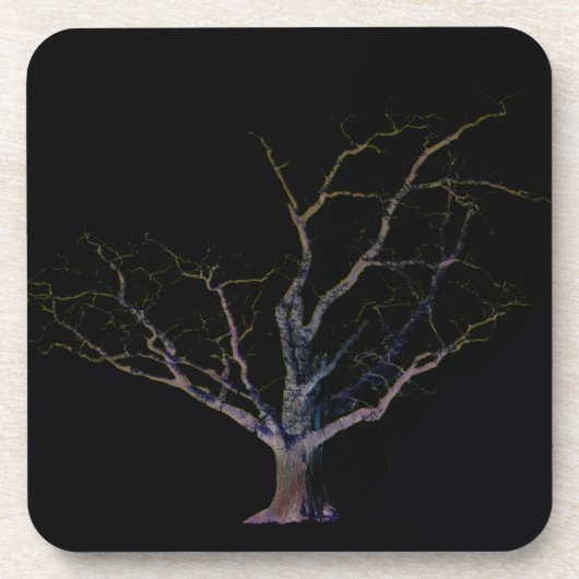 Dunkle Seite 2 Küste Getränkeuntersetzer (Vorderseite)