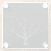 Dunkle Seite 2 Küste Glasuntersetzer (Rückseite)