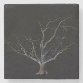 Dunkle Seite 2 Küste Steinuntersetzer (Vorderseite)