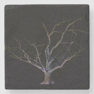 Dunkle Seite 2 Küste Steinuntersetzer