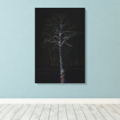 Dunkle Seite 3 16x24 (40x60cm) waccna Leinwanddruck (Insitu (Holzboden))