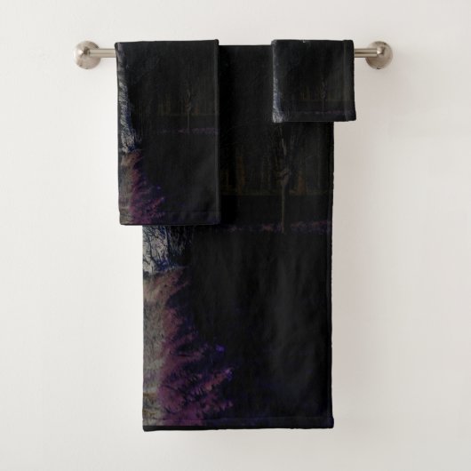 Dunkle Seite 3 btcnm Badhandtuch Set (Insitu)