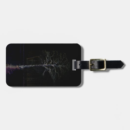 Dunkle Seite 3 cd ltcnm Gepäckanhänger (Vorderseite horizontal)