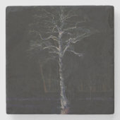 Dunkle Seite 3 Küste Steinuntersetzer (Vorderseite)