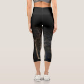 Dunkle Seite 4 Capri Leggings (Rückseite)