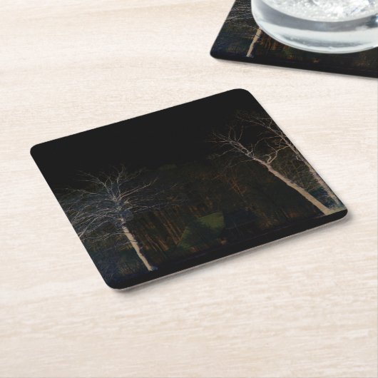 Dunkle Seite 4 Küste Rechteckiger Pappuntersetzer (angewinkelt)