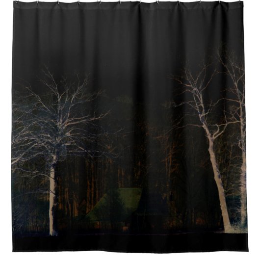 Dunkle Seite 4 sccna Duschvorhang (Vorderseite)