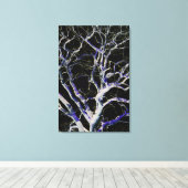 Dunkle Seite 5 24x36 (60x90cm) waccna Leinwanddruck (Insitu (Holzboden))