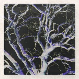 Dunkle Seite 5 Küste Glasuntersetzer