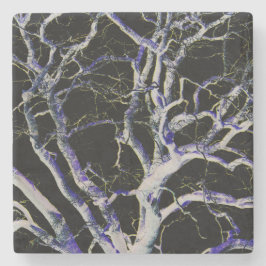 Dunkle Seite 5 Küste Steinuntersetzer