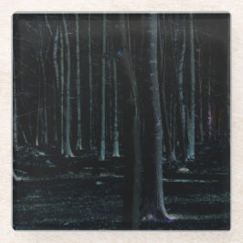 Dunkle Seite 6 Küste Glasuntersetzer