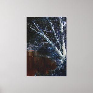 Dunkle Seite 7 40x60 (100x150cm) waccna Leinwanddruck