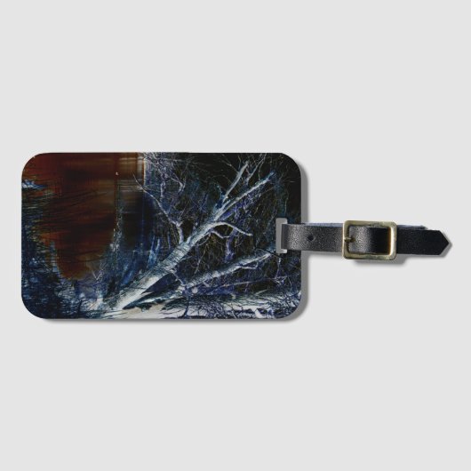 Dunkle Seite 7 bc ltcna Gepäckanhänger (Vorderseite (Horizontal))