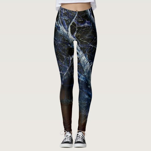 Dunkle Seite 7 lecna Leggings (Vorderseite)