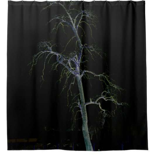 Dunkle Seite 8 sccna Duschvorhang (Vorderseite)