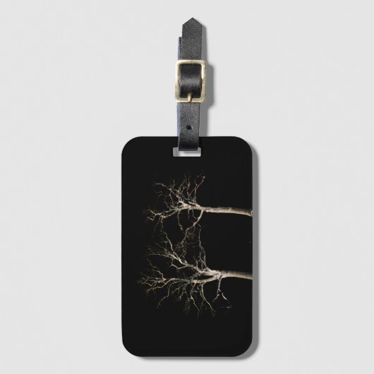 Dunkle Seite 9 bc ltcna Gepäckanhänger (Vorderseite Vertikal)