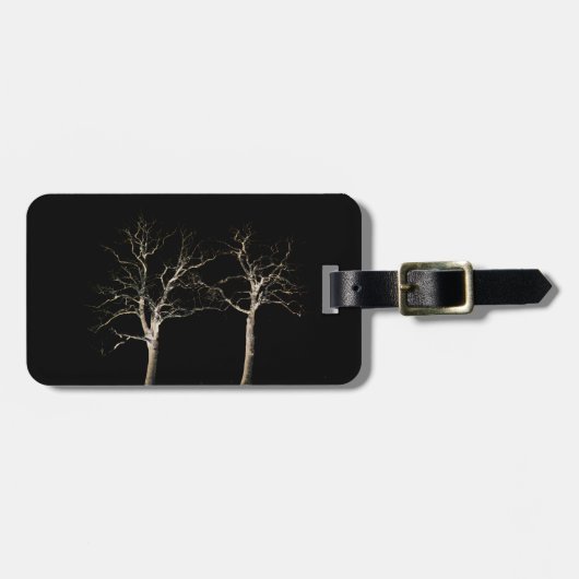 Dunkle Seite 9 cd ltcnm Gepäckanhänger (Vorderseite horizontal)