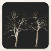 Dunkle Seite 9 Küste Rechteckiger Pappuntersetzer