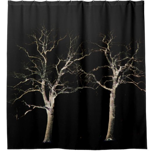 Dunkle Seite 9 sccna Duschvorhang (Vorderseite)