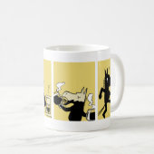 Dunkle Seite der Pferdekaffee-Tasse #1 Kaffeetasse (VorderseiteRechts)