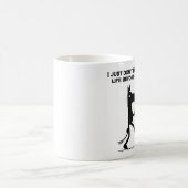 Dunkle Seite der Pferdekaffee-Tasse #2 Kaffeetasse (Mittel)