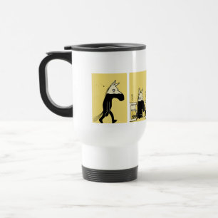 Dunkle Seite der Pferdereise-Tasse #1 Reisebecher