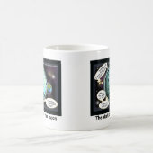 Dunkle Seite des Mondes Funny Cartoon Geschenke Kaffeetasse (Mittel)