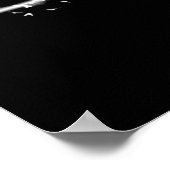 Dunkle Seite des Mondes Poster (Ecke)