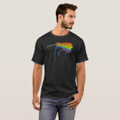 Dunkle Seite des Rainbow-Chip-Cookies T-Shirt (Vorne ganz)