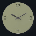 Dunkle Seite Grün 91946E Farbe - Option zum Hinzuf Große Wanduhr<br><div class="desc">Fügen Sie einen Namen, Initialen oder Text hinzu, oder behielt Sie die Farbe alleine. Farbkoordinaten mit anderen Elementen des Ladens basierend auf dem Namen und dem HEX-Code (sechsstellige Hex-Triole). Verwenden Sie diesen Code, um andere Elemente zu mischen, zu ergänzen und anzupassen, um diese zu ergänzen oder um anderen Auflistungen hinzuzufügen....</div>