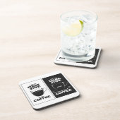 Dunkle Seite Kaffee | Dicke Kaffee Cork Untersetze Getränkeuntersetzer (Rechte Seite)