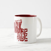 Dunkle Seite - Zwei-Ton Tasse (VorderseiteRechts)