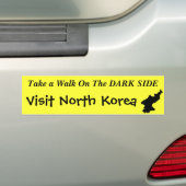 "Dunkle Seiten-" lustiger Autoaufkleber Nordkoreas (Auf Auto)