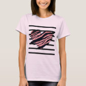 dunkle Seitendrucke T-Shirt (Vorderseite)