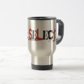 Dunkle Selecta Reise-Tasse Reisebecher (VorderseiteRechts)