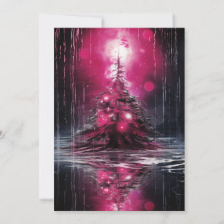 Dunkle seltsame, ungewöhnliche Weihnachtskarten Feiertagskarte