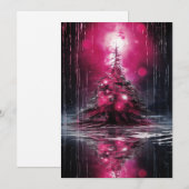 Dunkle seltsame, ungewöhnliche Weihnachtskarten Feiertagskarte (Vorne/Hinten)