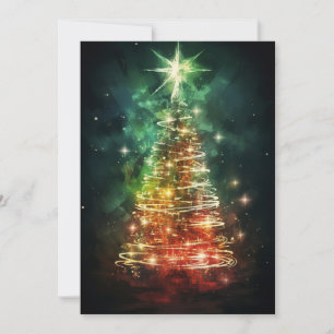 Dunkle seltsame, ungewöhnliche Weihnachtskarten Feiertagskarte