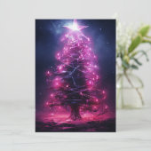 Dunkle seltsame, ungewöhnliche Weihnachtskarten Feiertagskarte (Stehend Vorderseite)