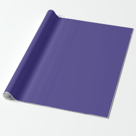 Dunkle Slate Blue Solid Color Geschenkpapier