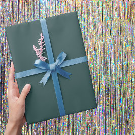 Dunkle Slate Gray Solid Color Geschenkpapier
