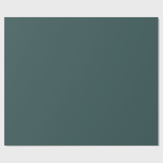 Dunkle Slate Gray Solid Color Geschenkpapier (Flach)